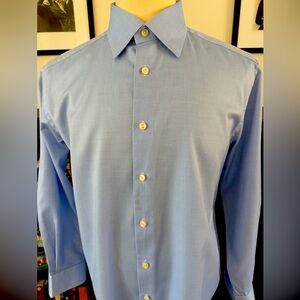Eton Light Blue Dress Shirt. Size 17 1/2 Contemporary Fit. Excellent Condition.